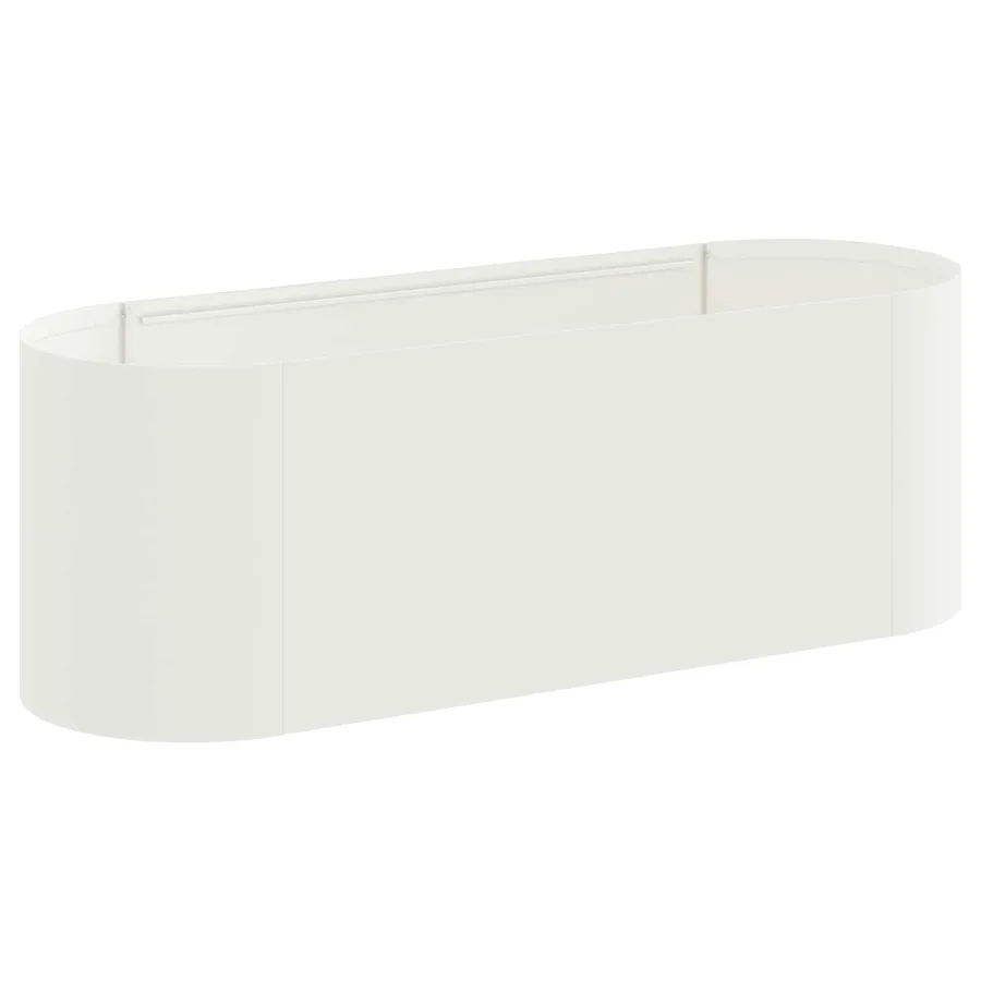 Jardin surélevé Blanc 120 x 40 x 40 cm - 2