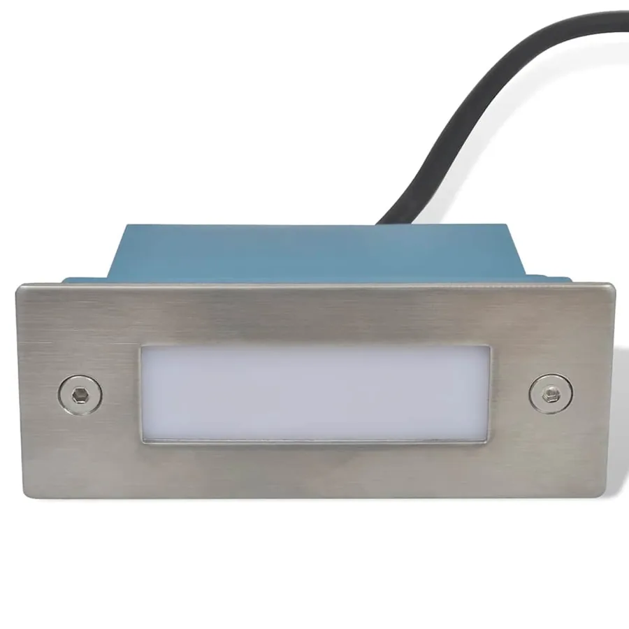 Lampes LED encastrée d'escalier 6 pcs 44x111x56 mm - 3