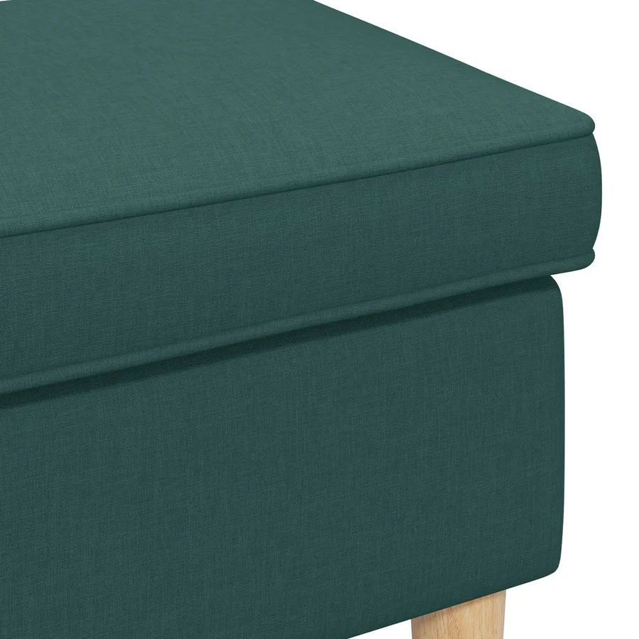 Pouf Vert foncé 55 x 35 x 41 cm - 5