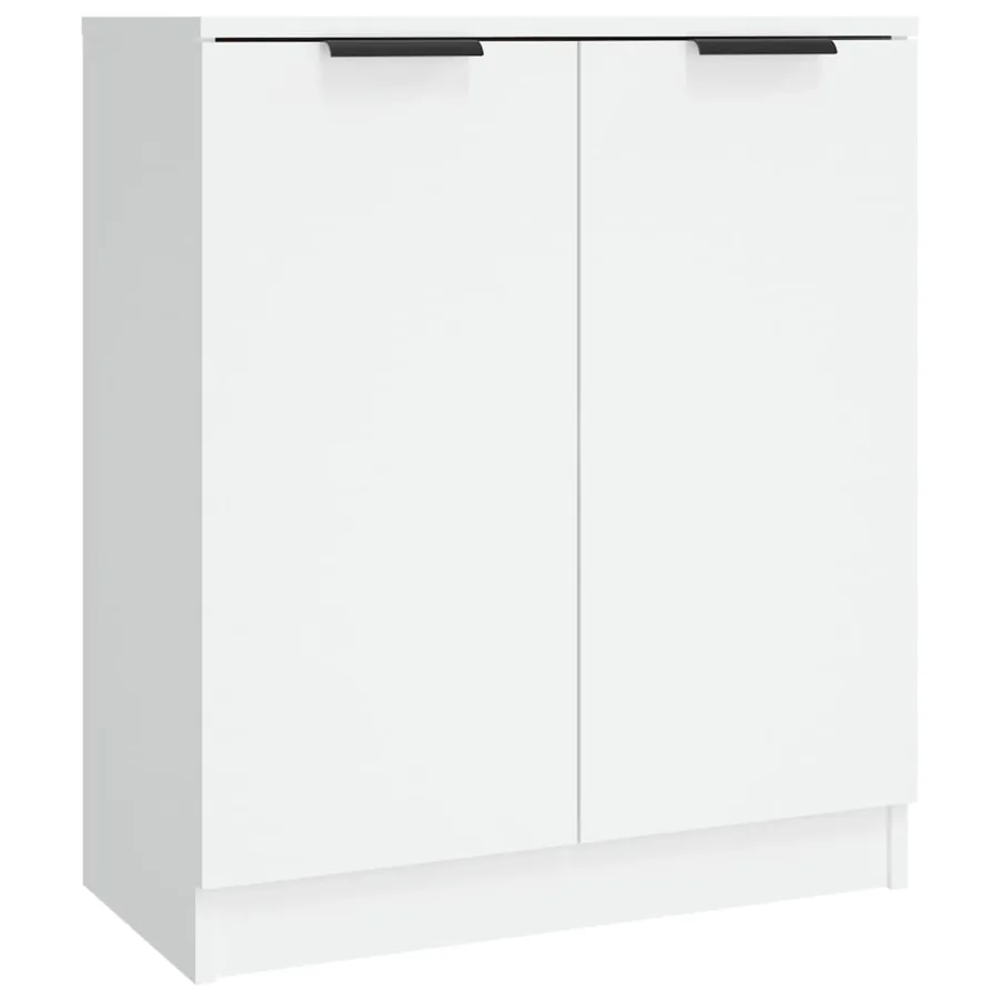 Buffets 3 pcs Blanc Bois d'ingénierie - 7