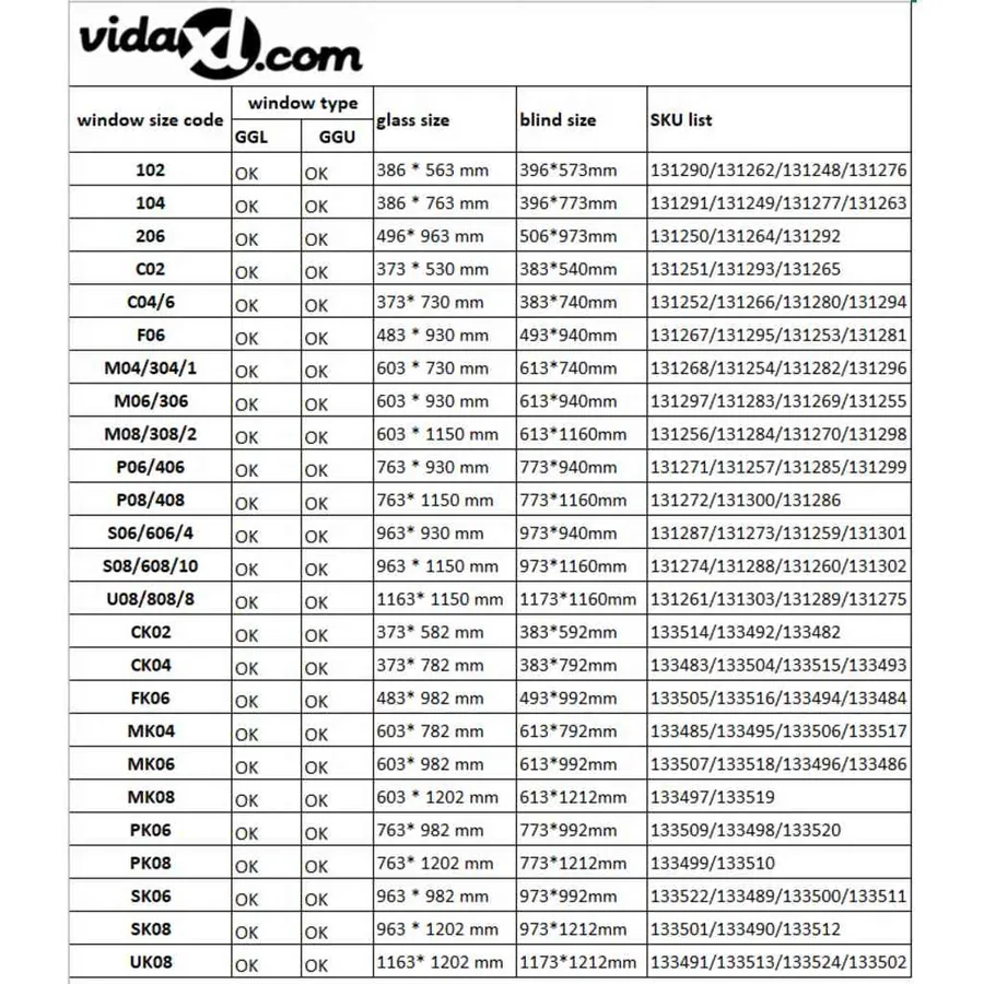 Store occultant roulant Noir UK08 GGL et GGU - 7