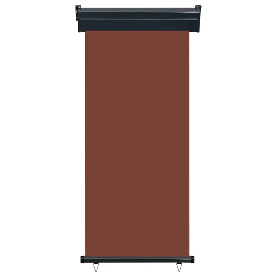 Auvent latéral de balcon 85x250 cm Marron - 2