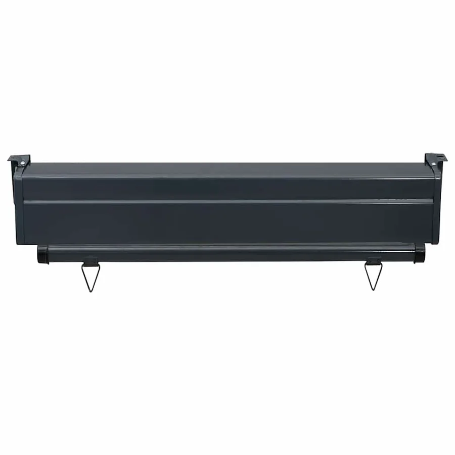 Auvent latéral de balcon 85x250 cm Marron - 6