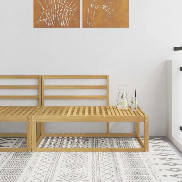 Canapé d'extérieur en bout Blanc 115 x 83 x 73 cm