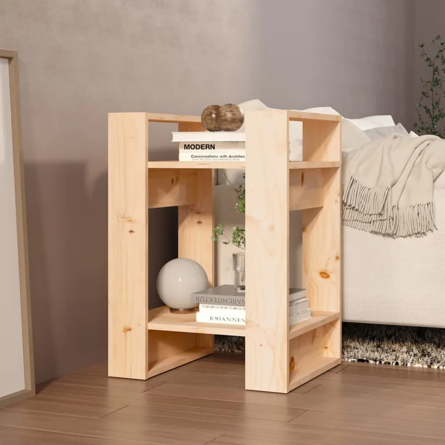 Bibliothèque/Séparateur de pièce 41x35x57 cm Pin massif - 6