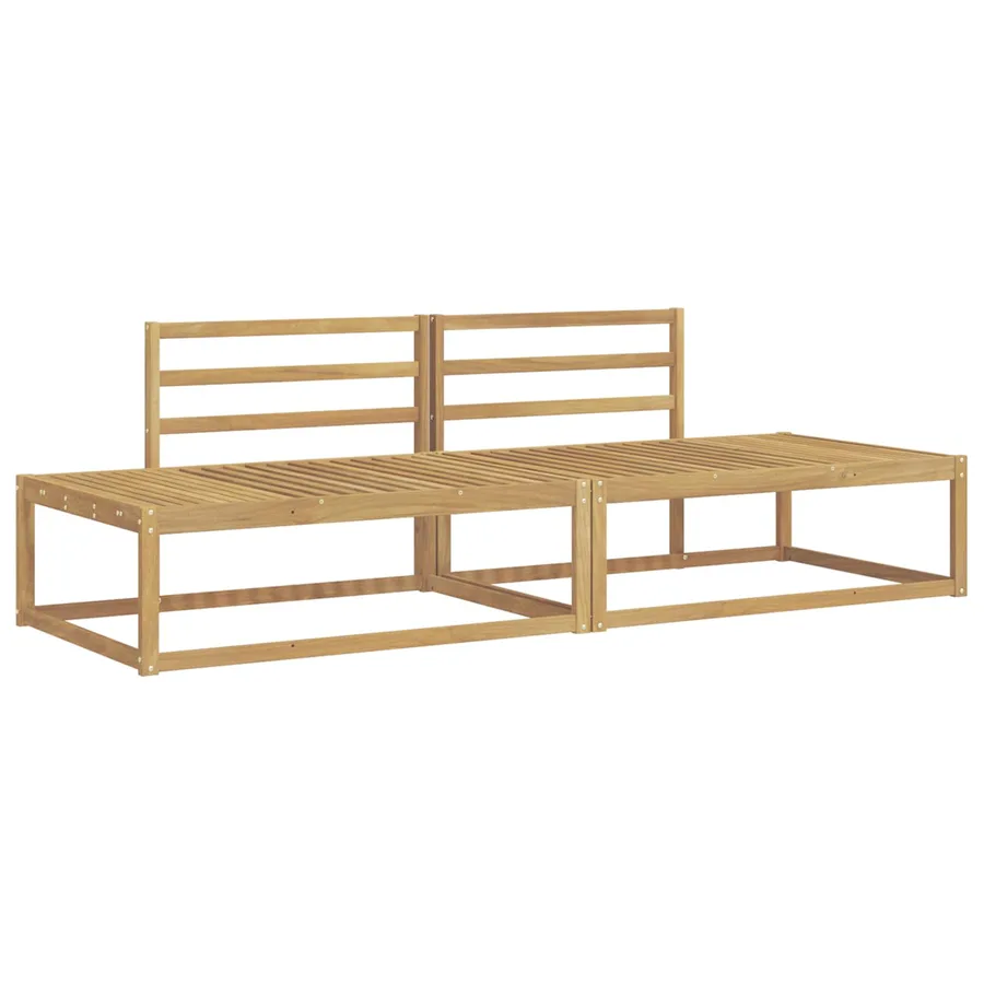 Ensemble de canapés d'extérieur Blanc 230,5 x 83 x 73 cm - 2