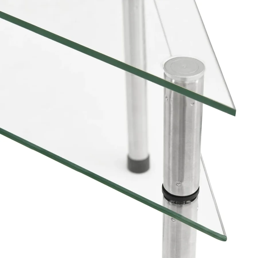 Étagère de cuisine Transparent 49,5x35x19 cm Verre trempé - 5
