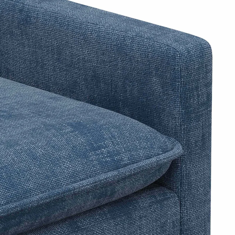 Canapé Bleu 156 x 81 x 87,5 cm Polyester - 6