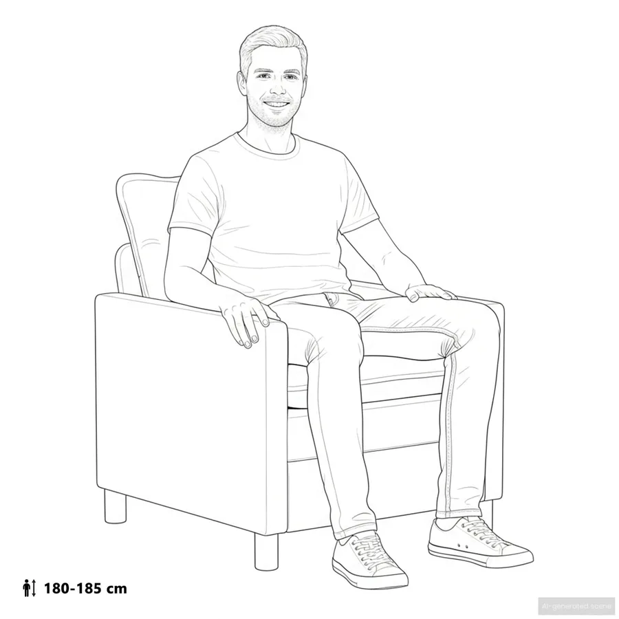 Ensemble de Canapés 2 pcs Bleu Tissu - 8