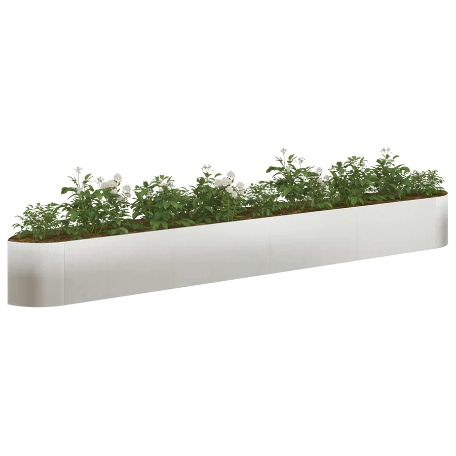 Jardin surélevé Acier inoxydable 380 x 40 x 40 cm Acier - 3