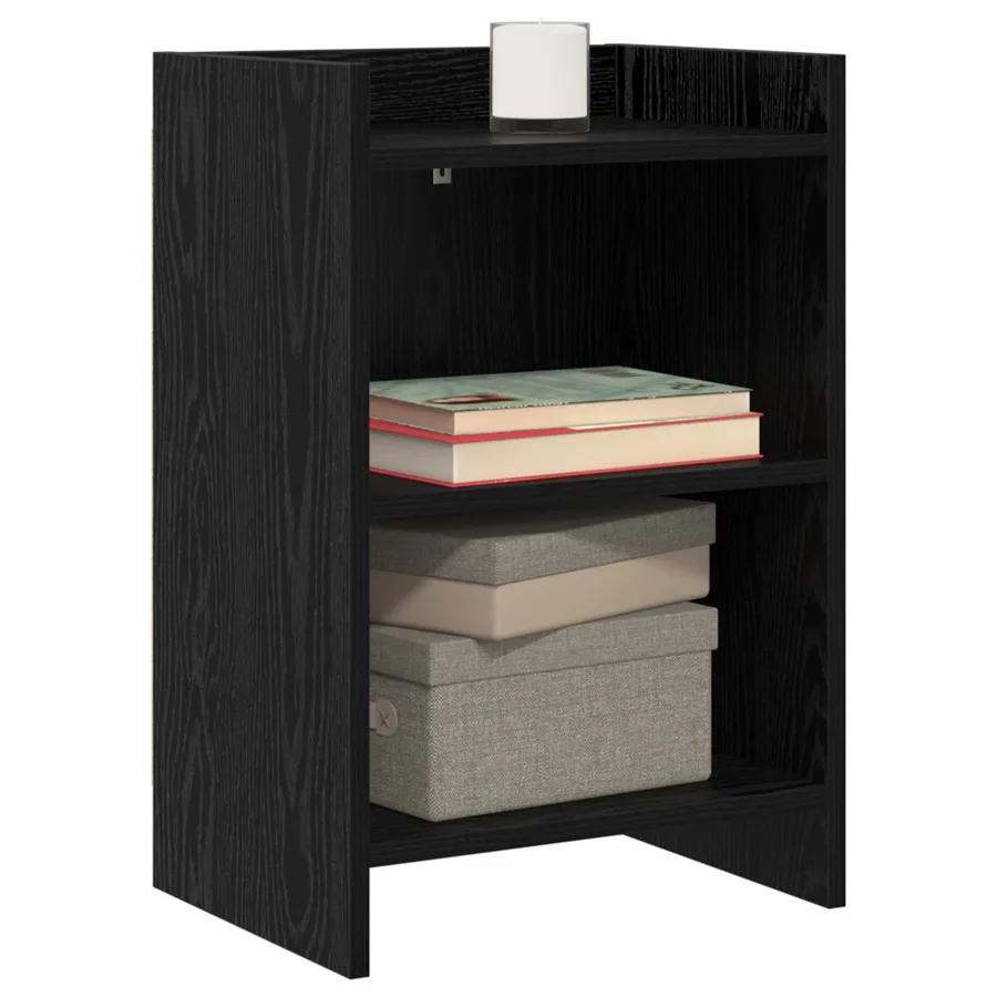 Tables de chevet 2 pcs Chêne noir 40 x 30 x 60 cm - 2