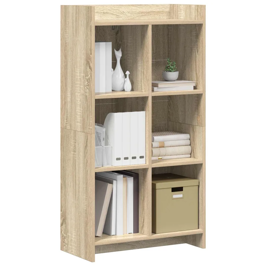 Bibliothèque Chêne Sonoma 59 x 30 x 111 cm Bois d'ingénierie - 2