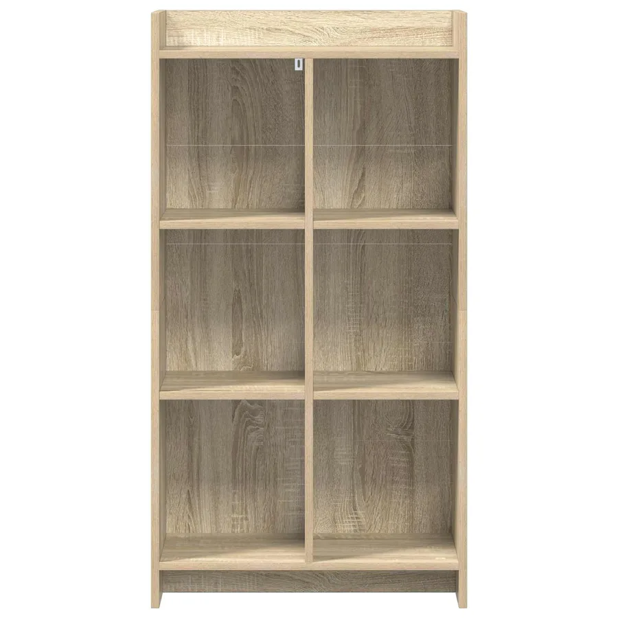 Bibliothèque Chêne Sonoma 59 x 30 x 111 cm Bois d'ingénierie - 3