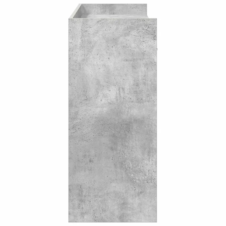 Table console Gris béton 90 x 35 x 80 cm Bois d'ingénierie - 6