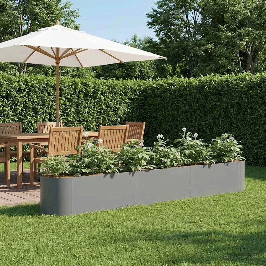 Jardin surélevé Anthracite 280 x 40 x 40 cm