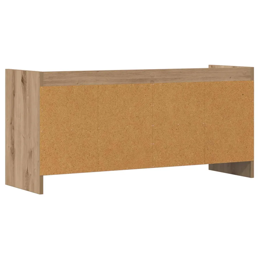 Meuble TV 100 x 33 x 47 cm Chêne artisanal Bois d'ingénierie - 6