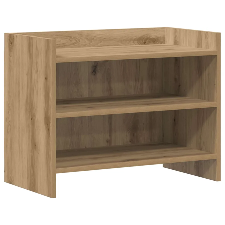 Meuble TV 60 x 33 x 47 cm Chêne artisanal Bois d'ingénierie - 2