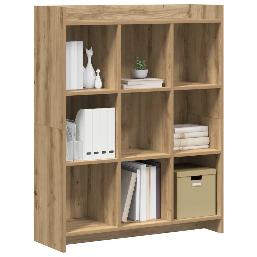 Bibliothèque 9 niveaux 87,5 x 30 x 111 cm Bois d'ingénierie - 3