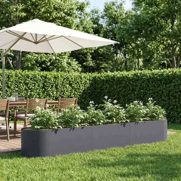 Jardin surélevé Anthracite 300 x 40 x 40 cm Acier