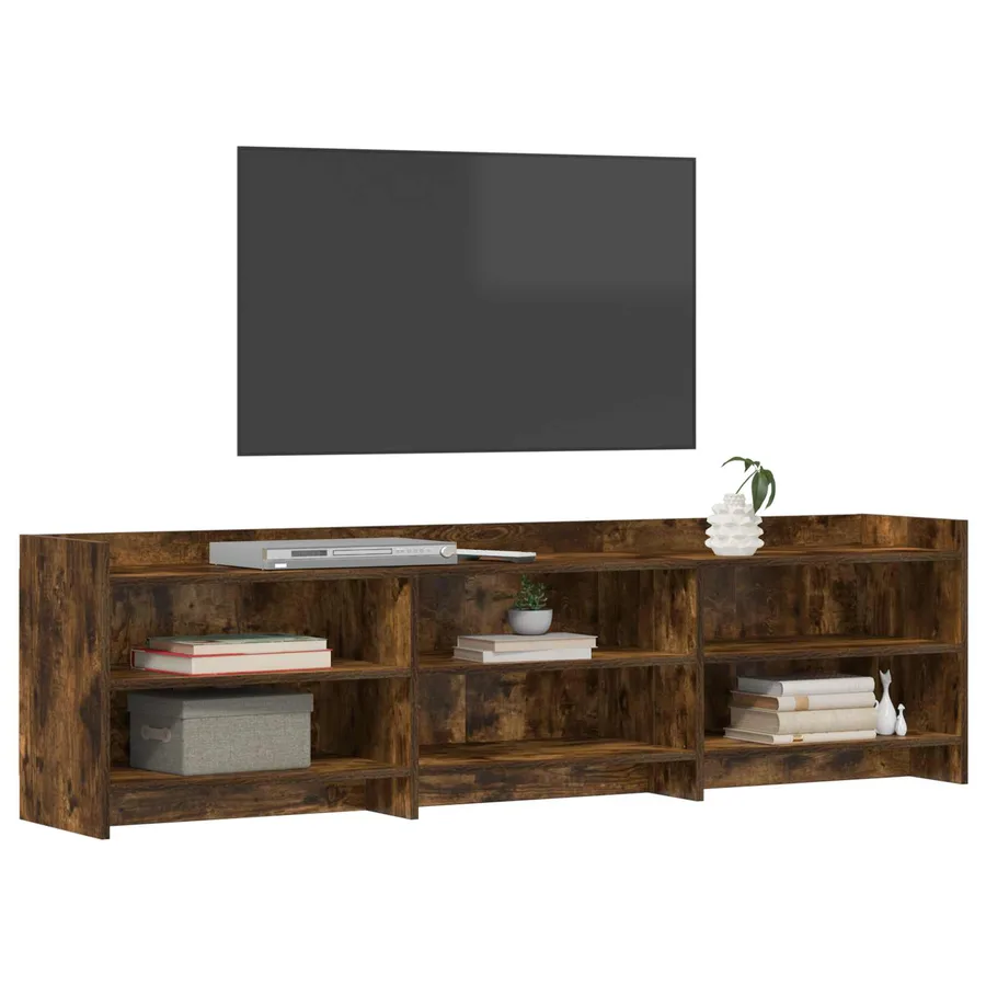 Meuble TV 168 x 33 x 47 cm Chêne fumé Bois d'ingénierie - 3