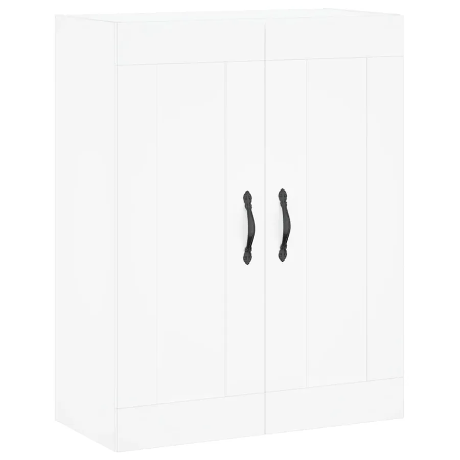 Armoire murale blanc 69,5x34x90 cm bois d'ingénierie - 2