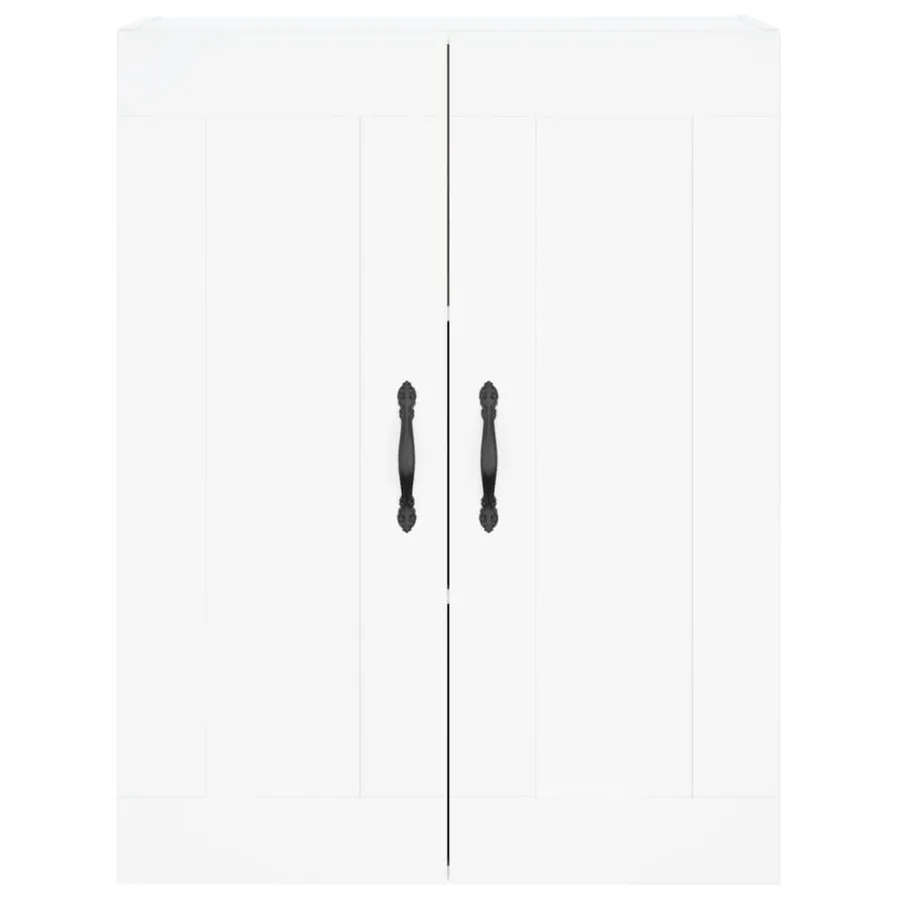 Armoire murale blanc 69,5x34x90 cm bois d'ingénierie - 7