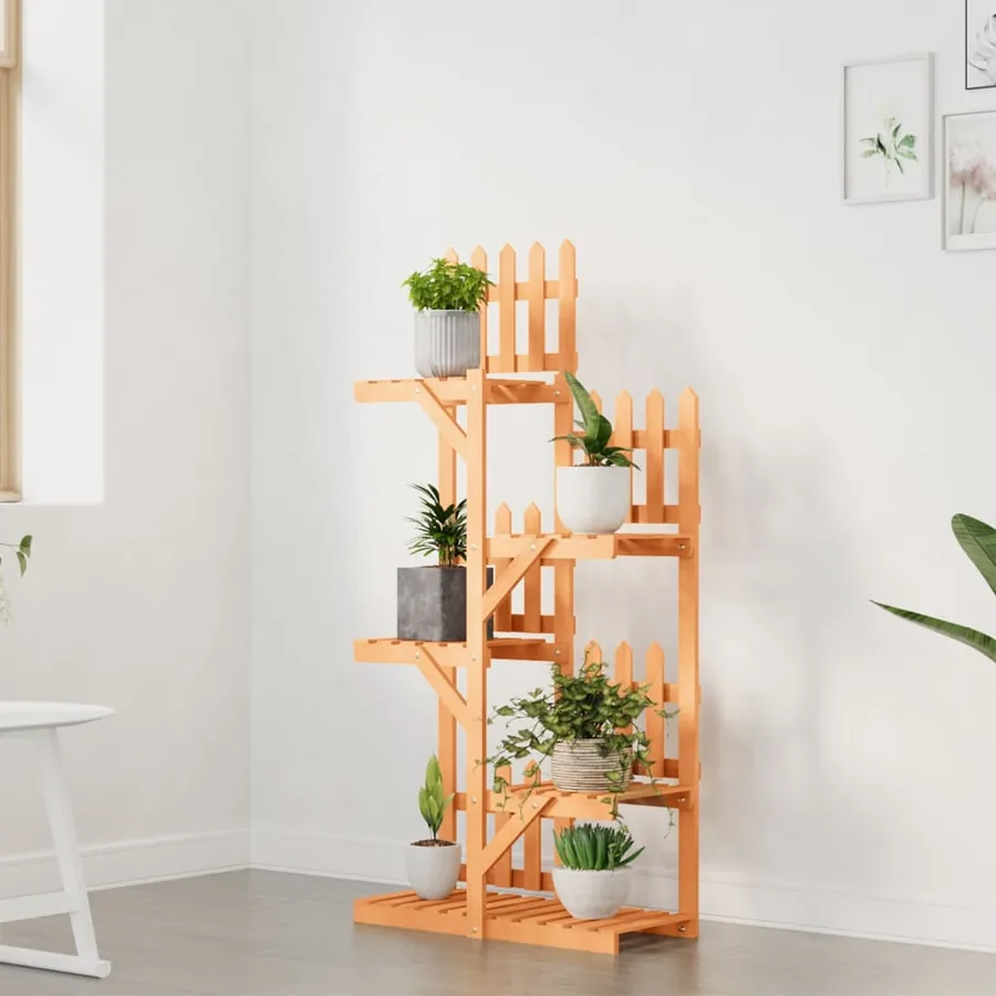 Support à fleurs 60x25x130 cm bois massif de sapin - 3
