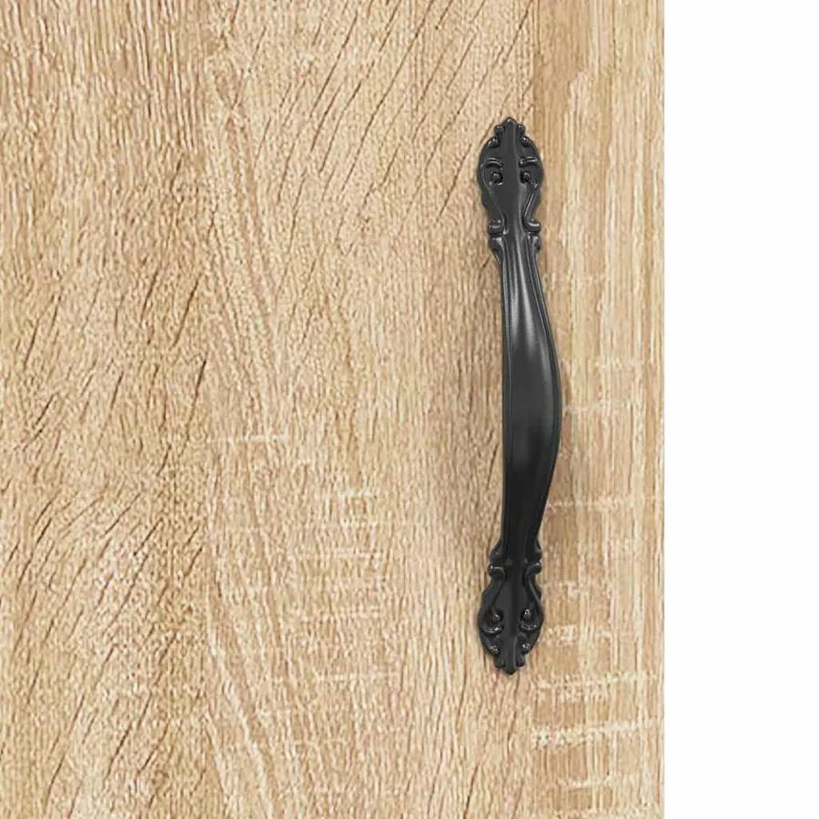 Buffet haut Chêne sonoma 69,5x34x180 cm Bois d'ingénierie - 10