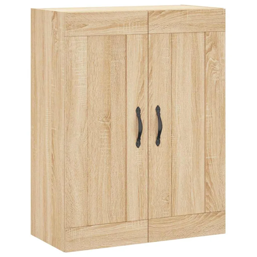 Buffet haut Chêne sonoma 69,5x34x180 cm Bois d'ingénierie - 5