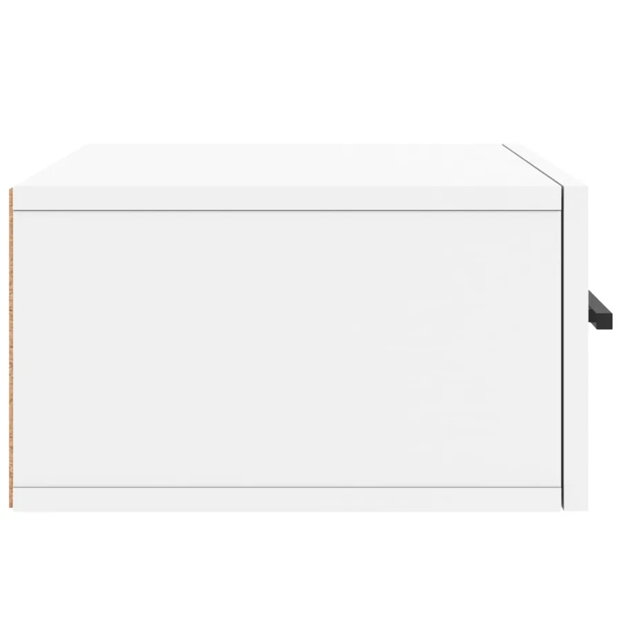 Table de chevet murale blanc 35x35x20 cm - 6
