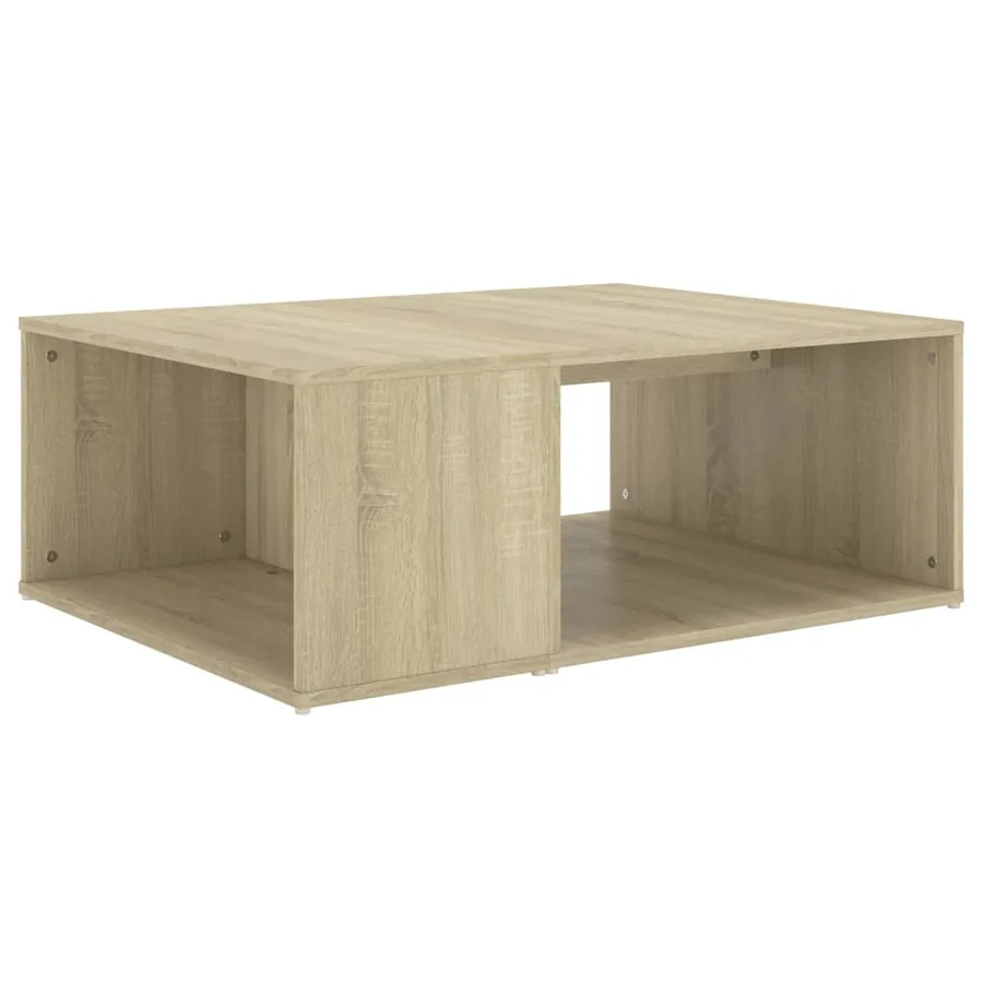 Table basse chêne sonoma 90x67x33 cm bois d'ingénierie - 2