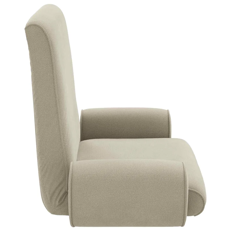 Fauteuil de sol ajustable Sable Velours grainé - 5