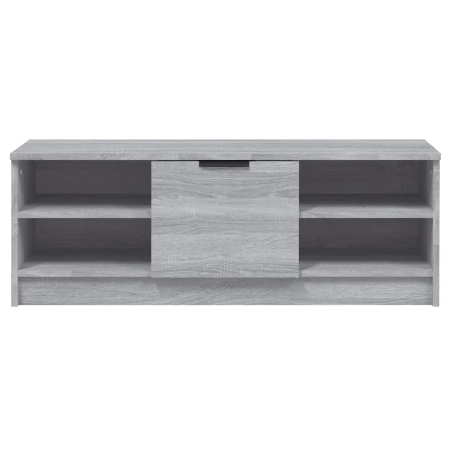 Meuble TV Sonoma gris 102x35,5x36,5 cm Bois d'ingénierie - 6