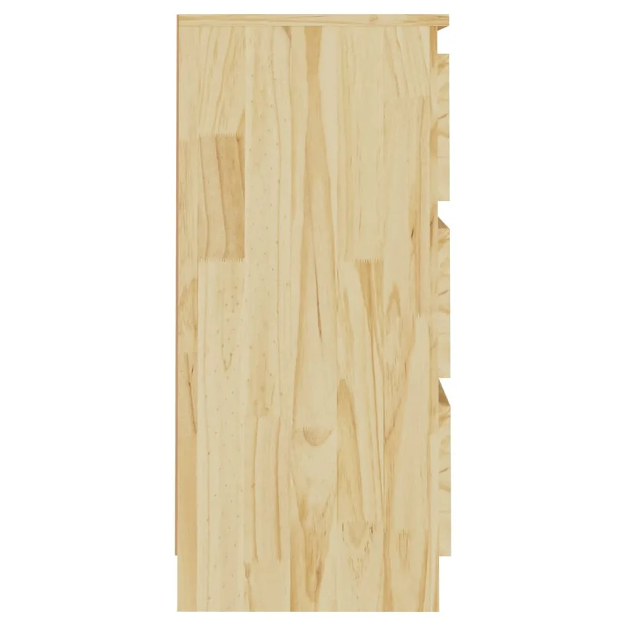 Tables de chevet 2 pcs 40x29,5x64 cm bois de pin solide - 5