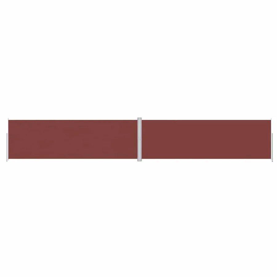 Auvent latéral rétractable Marron 200x1200 cm - 2