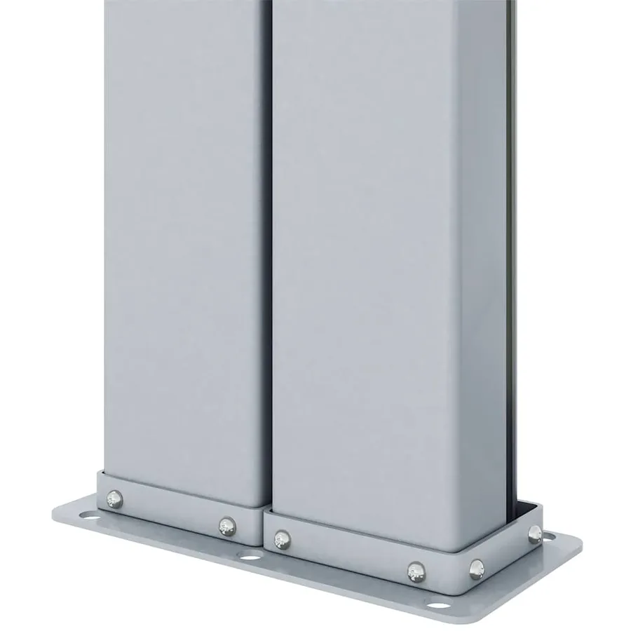 Auvent latéral rétractable Marron 200x1200 cm - 6