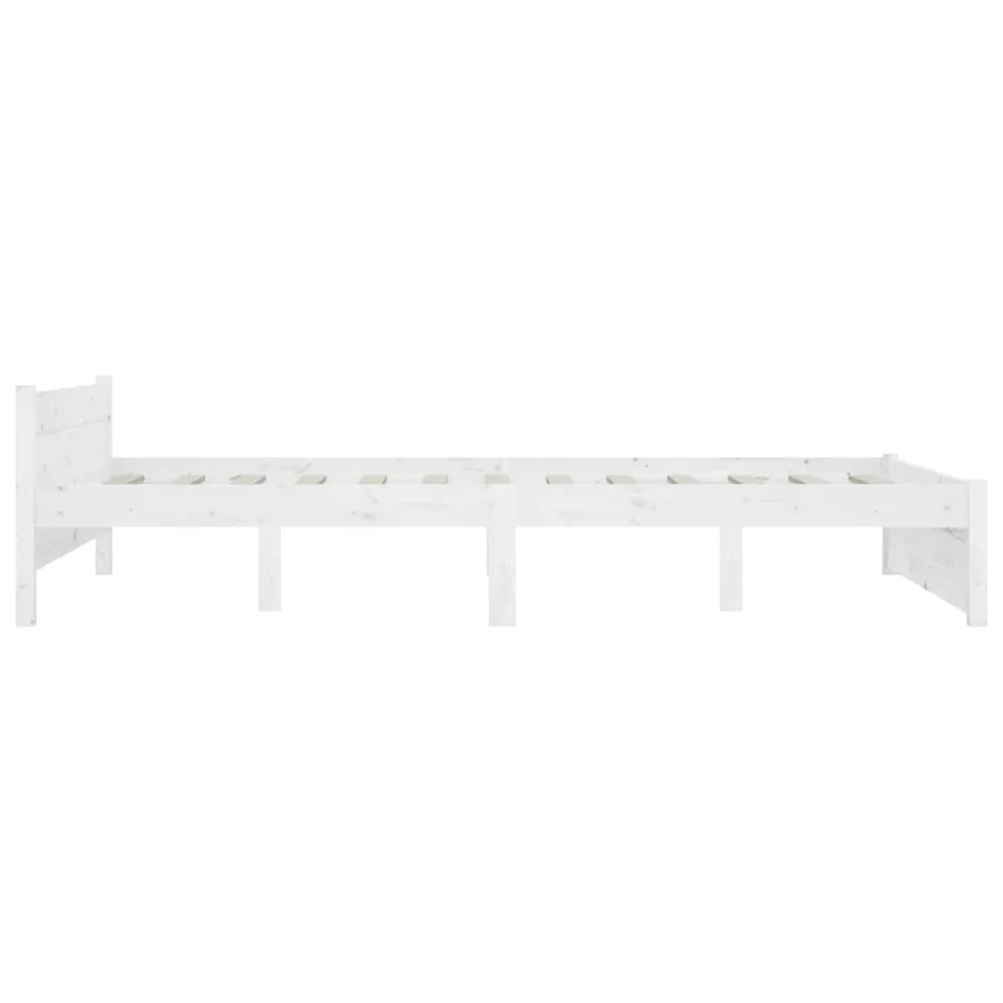 Cadre de lit sans matelas avec tiroirs blanc 140x190 cm - 6