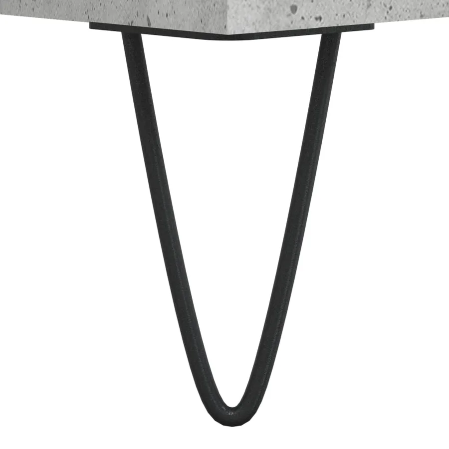 Buffet haut Gris béton 69,5x34x180 cm Bois d'ingénierie - 12