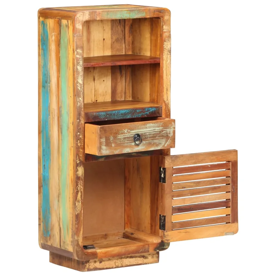 Buffet 45x32x110 cm Bois de récupération massif - 2