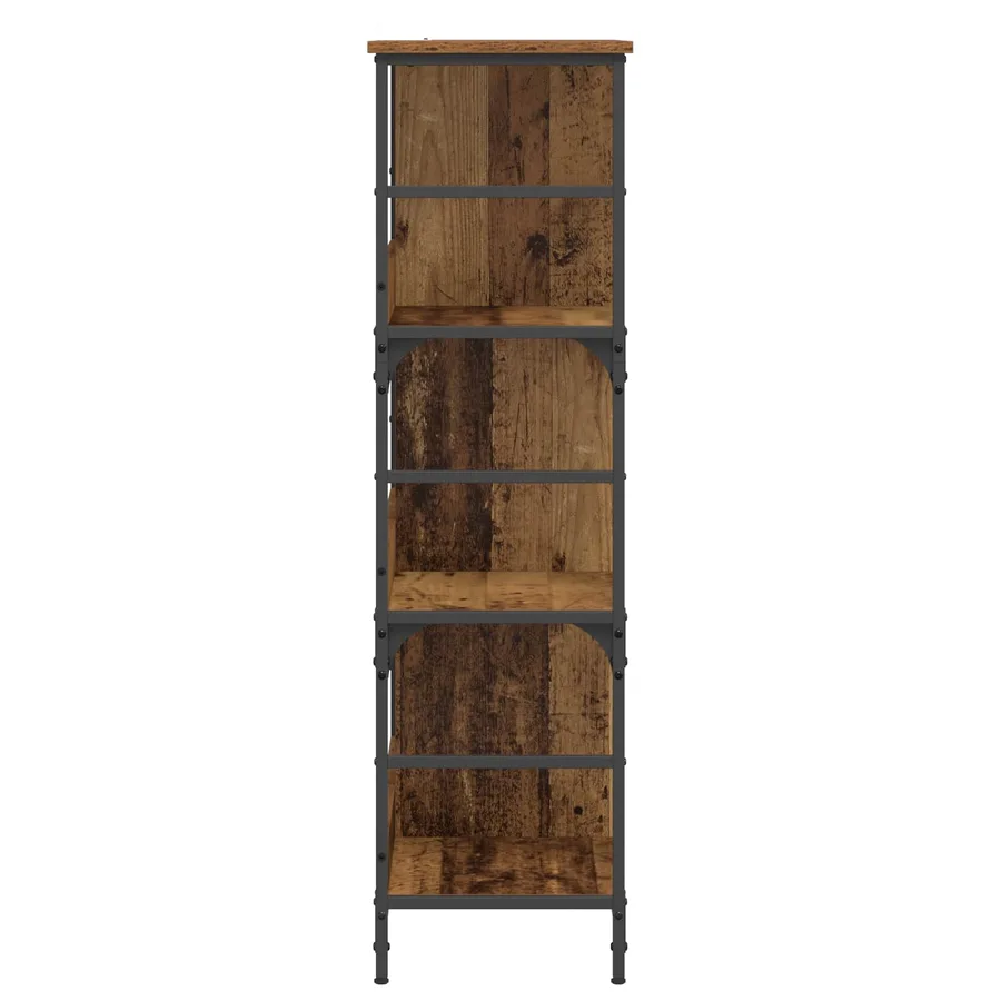 Étagère Bois ancien 78,5 x 33 x 117,5 cm métal PB - 3