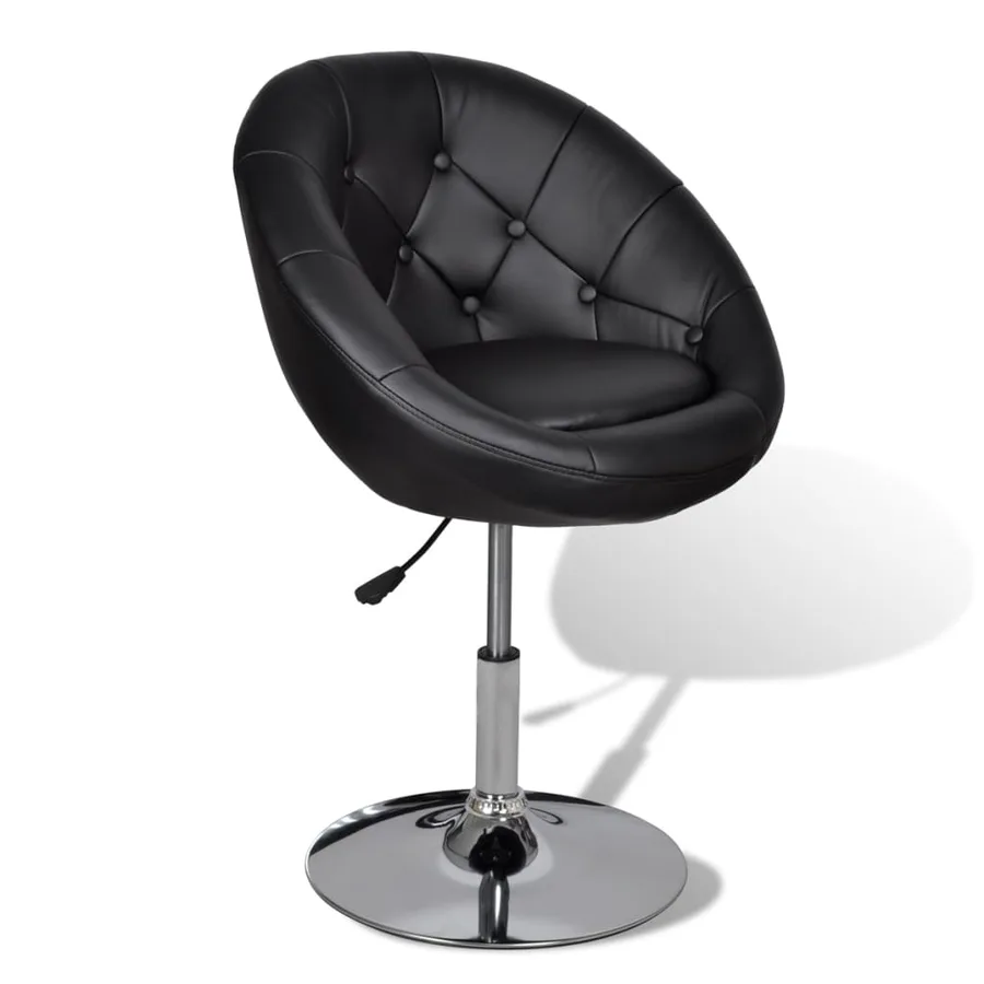 Tabouret de bar Noir Similicuir - 2
