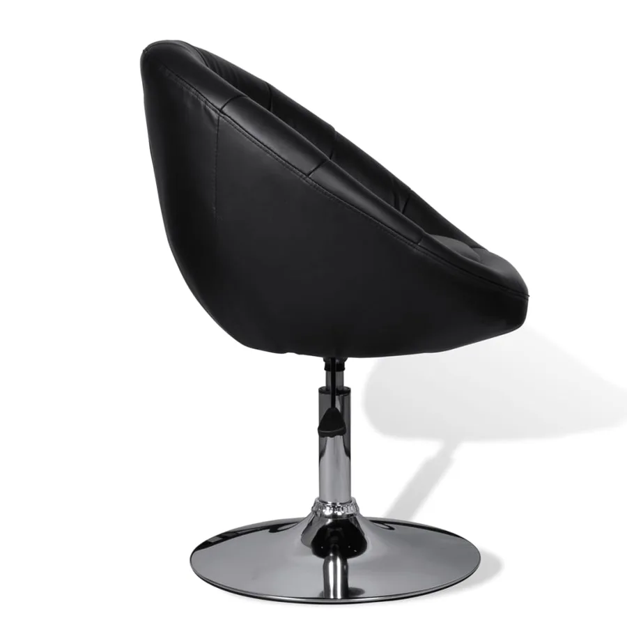 Tabouret de bar Noir Similicuir - 5