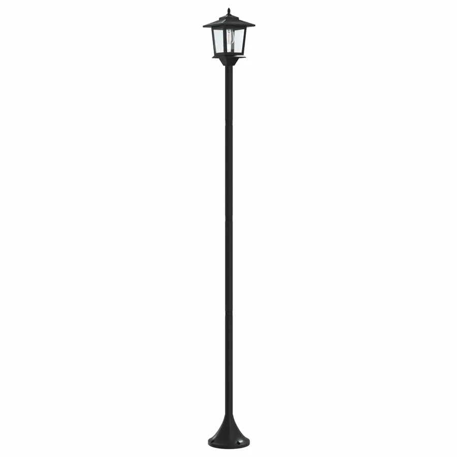 Ensemble de lampadaires 2 pc Noir 16 x 16 x 156 cm - 4