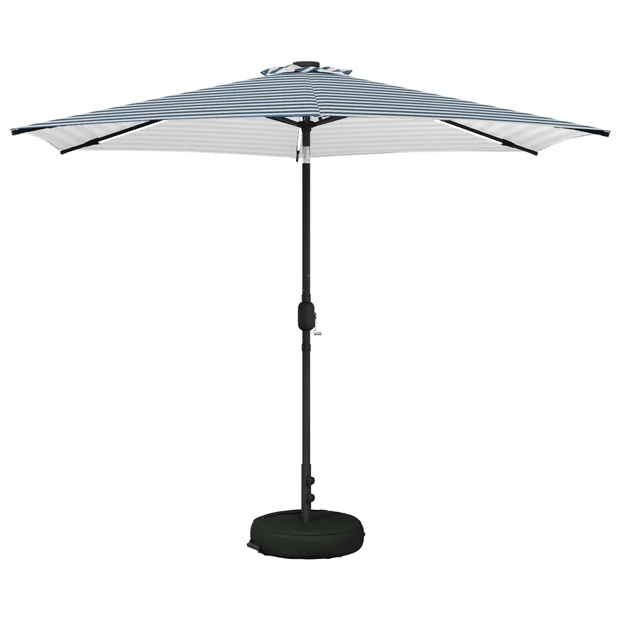 Parasol de jardin avec lumières LED et base 300 x 300 cm - 2