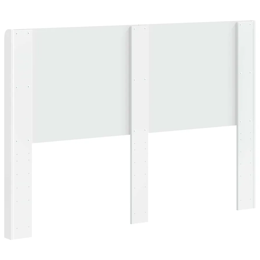 Tête de lit Blanc brillant Bois d'ingénierie - 6