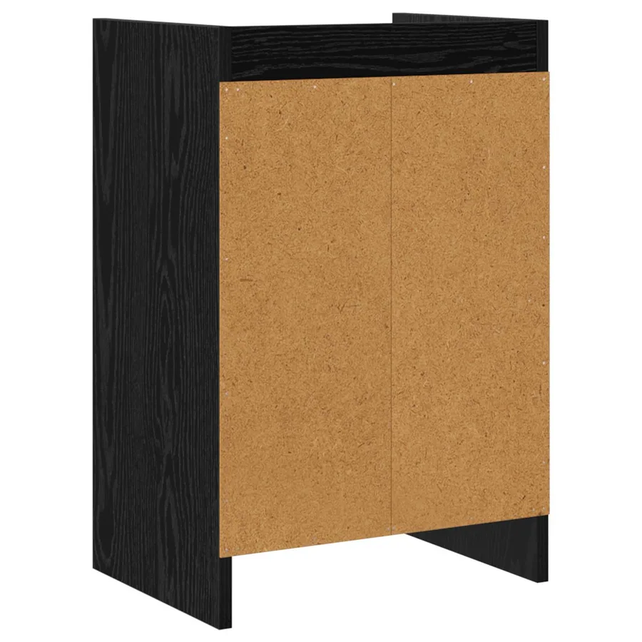 Tables de chevet 2 pcs Chêne noir 40 x 30 x 60 cm - 6