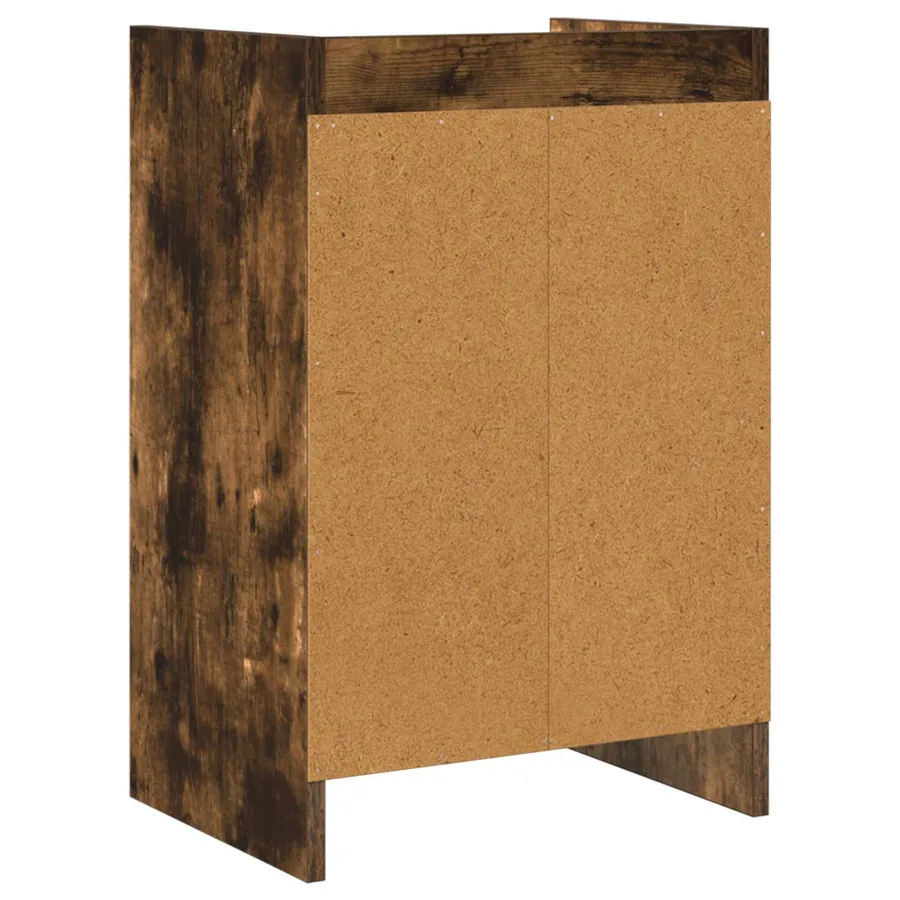 Tables de chevet 2 pcs Chêne fumé 40 x 30 x 60 cm - 6
