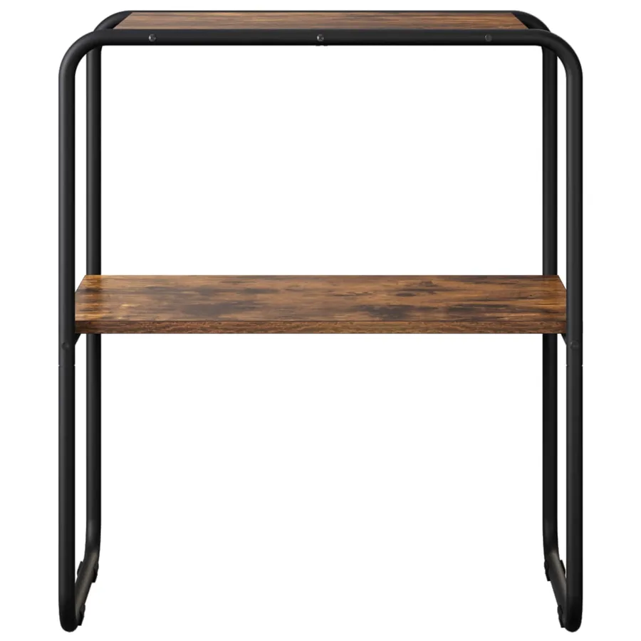 Table console Chêne fumé 80 x 42,5 x 70 cm Bois d'ingénierie - 4