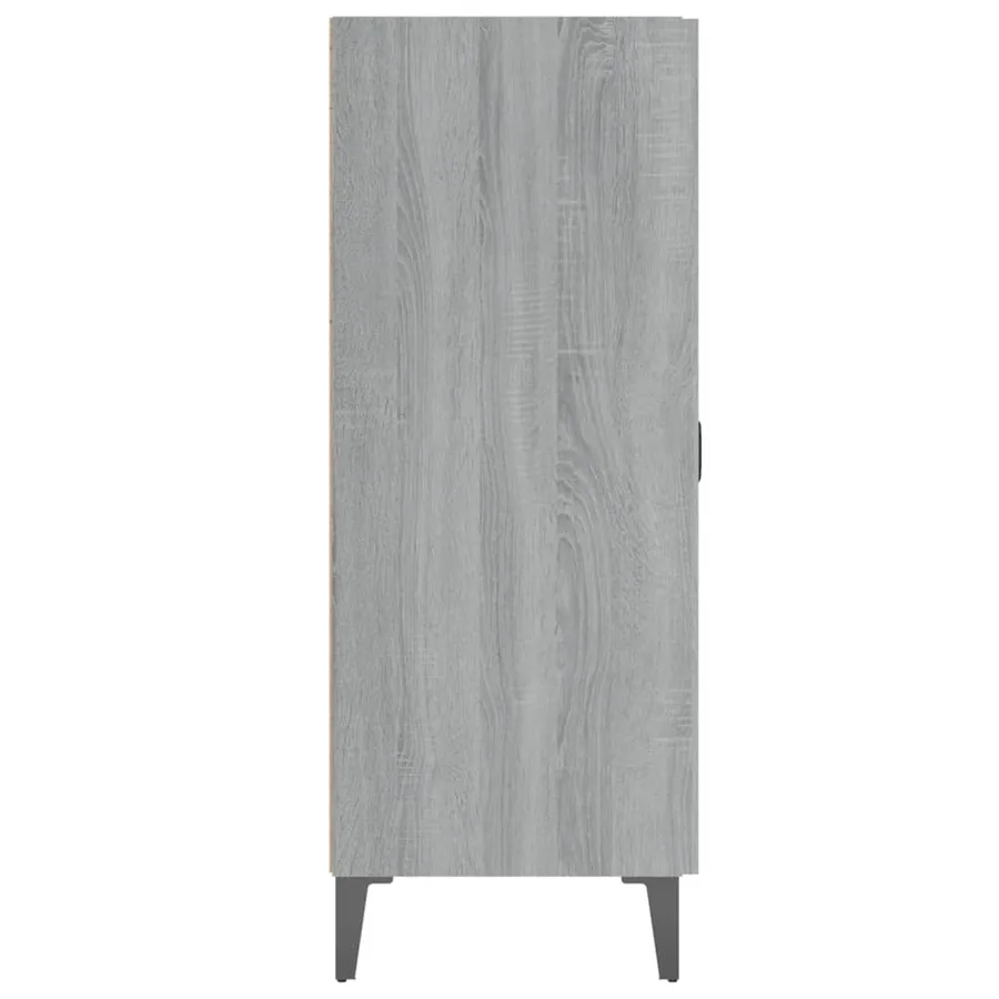 Buffet sonoma gris 69,5x34x90 cm bois d'ingénierie - 6