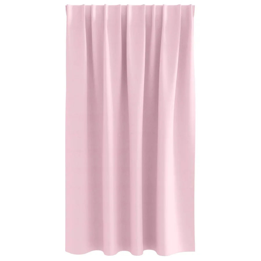 Rideaux occultants avec anneaux 2 pcs Rose bébé 140 x 140 cm - 4